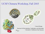 UCSF Chimera Workshop, Fall 2005