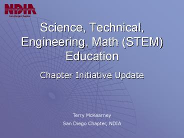 Science, Technical, Engineering, Math STEM Education