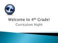 Welcome to 4th Grade PowerPoint PPT Presentation