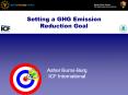 Setting a GHG Emission Reduction Goal PowerPoint PPT Presentation