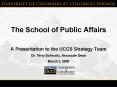 The School of Public Affairs PowerPoint PPT Presentation