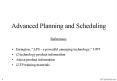 Advanced Planning and Scheduling PowerPoint PPT Presentation