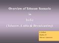 Overview of Telecom Scenario PowerPoint PPT Presentation
