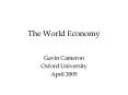 The World Economy PowerPoint PPT Presentation
