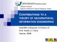 Contributions to a theory of geographical information engineering PowerPoint PPT Presentation