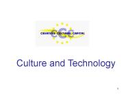 Culture and Technology