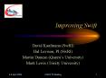 Improving Swift PowerPoint PPT Presentation