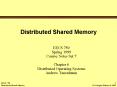 Distributed Shared Memory PowerPoint PPT Presentation