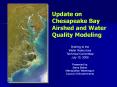 Update on Chesapeake Bay Airshed and Water Quality Modeling PowerPoint PPT Presentation