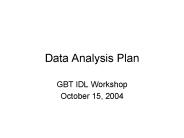 Data Analysis Plan