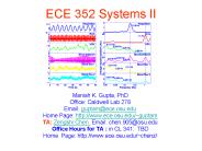 ECE 352 Systems II