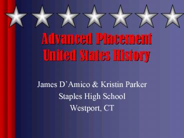 Advanced Placement United States History