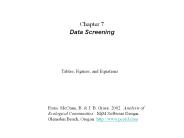 Data Screening