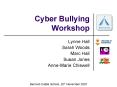 Cyber Bullying Workshop PowerPoint PPT Presentation