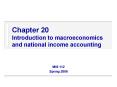 Chapter 20 Introduction to macroeconomics and national income accounting PowerPoint PPT Presentation