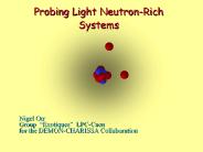 Probing Light Neutron-Rich Systems