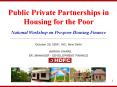 National Workshop on Pro-poor Housing Finance PowerPoint PPT Presentation