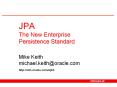 JPA%20The%20New%20Enterprise%20Persistence%20Standard PowerPoint PPT Presentation