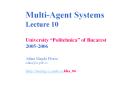 Multi-Agent Systems Lecture 10 University  PowerPoint PPT Presentation