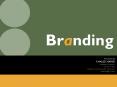 Branding PowerPoint PPT Presentation