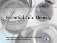Essential Lab: Density PowerPoint PPT Presentation