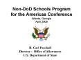 NonDoD Schools Program for the Americas Conference Atlanta, Georgia April 2009 PowerPoint PPT Presentation