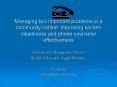 Managing two important problems in a community hotline: Improving kitchen cleanliness and phone coun PowerPoint PPT Presentation