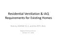 Residential Ventilation PowerPoint PPT Presentation