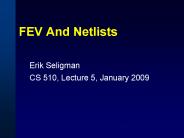 FEV And Netlists