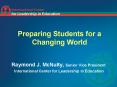 Preparing Students for a Changing World PowerPoint PPT Presentation