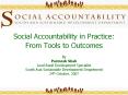 Social Accountability in Practice: From Tools to Outcomes PowerPoint PPT Presentation