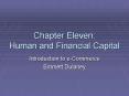 Chapter Eleven: Human and Financial Capital PowerPoint PPT Presentation