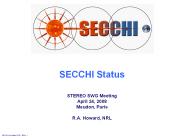 SECCHI Status