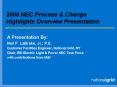 2008 NEC Process PowerPoint PPT Presentation