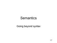 Semantics