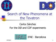 Search of New Phenomena at the Tevatron