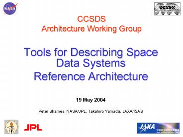 CCSDS Architecture Working Group
