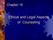 Ethical and Legal Aspects