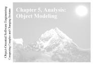 Chapter 5, Analysis: Object Modeling