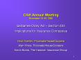 CAS Annual Meeting November 14-16, 2005 PowerPoint PPT Presentation