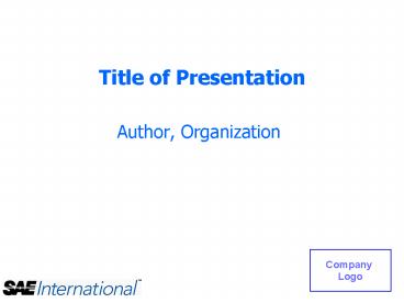 Author, Organization