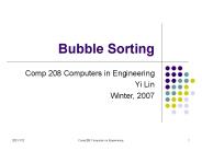 Bubble Sorting