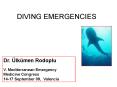 DIVING EMERGENCIES PowerPoint PPT Presentation