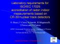 Laboratory%20requirements%20for%20ISO/IEC%2017025:%20accreditation%20of%20radon%20indoor%20measurements%20based%20on%20CR-39%20nuclear%20track%20detectors PowerPoint PPT Presentation