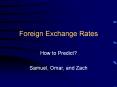 Foreign Exchange Rates PowerPoint PPT Presentation