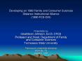 Developing an 1890 Family and Consumer Sciences Distance Instructional Alliance 1890 FCSDIA PowerPoint PPT Presentation