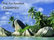 Top Ten Smallest Countries outlines