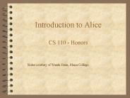 Introduction to Alice