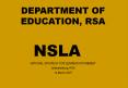 DEPARTMENT OF EDUCATION, RSA PowerPoint PPT Presentation