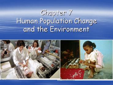 Chapter 7 Human Population Change and the Environment